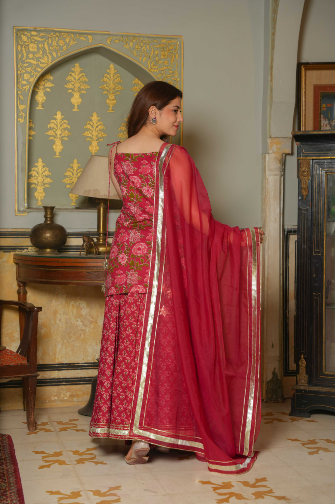 Pink rubani set