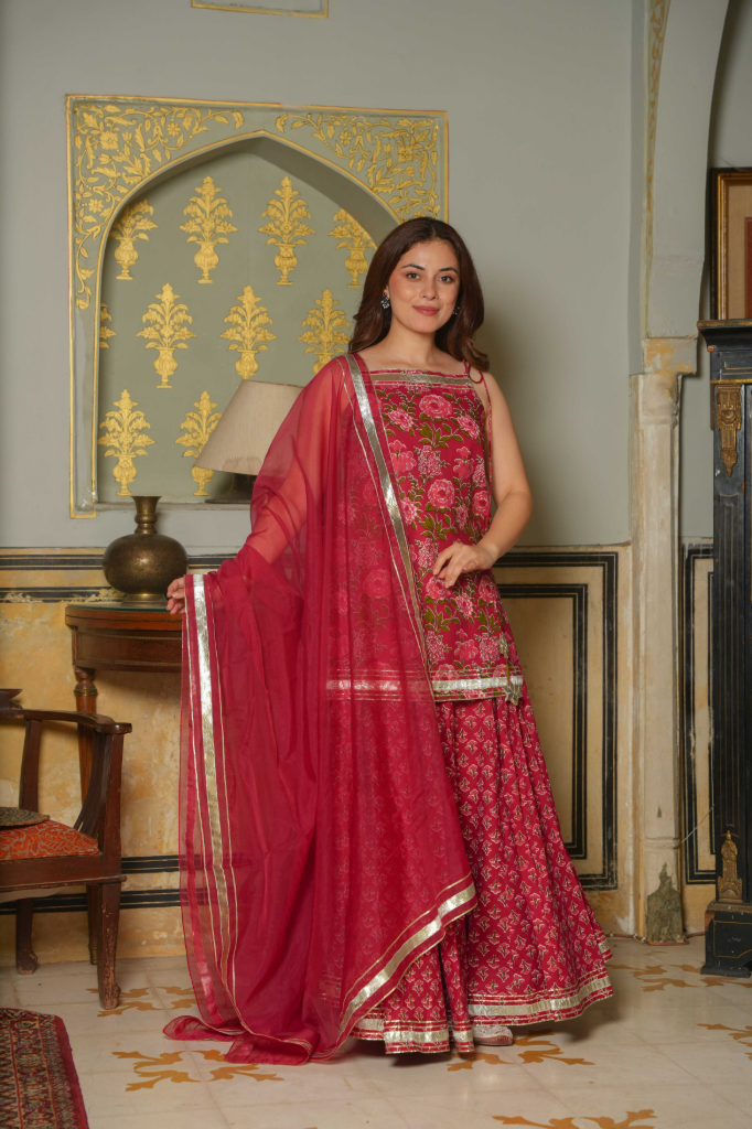 Pink rubani set